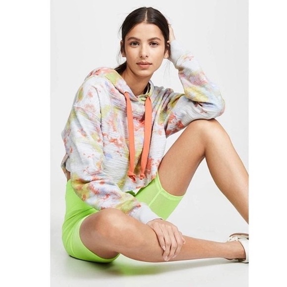 Free People Thinkin About You Tie Dye Hoodie~XS on tag, more like oversized med - Picture 5 of 12